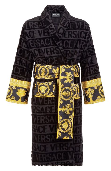 versace bathrobe on sale|Versace robe cost.